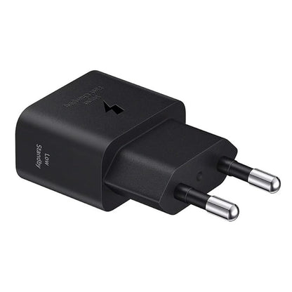 Samsung 25W USB-C GaN Strömadapter med kabel - Svart