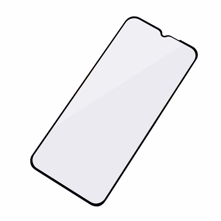 Skärmskydd Samsung Galaxy A02s - 3D Härdat Glas Svart Bulk