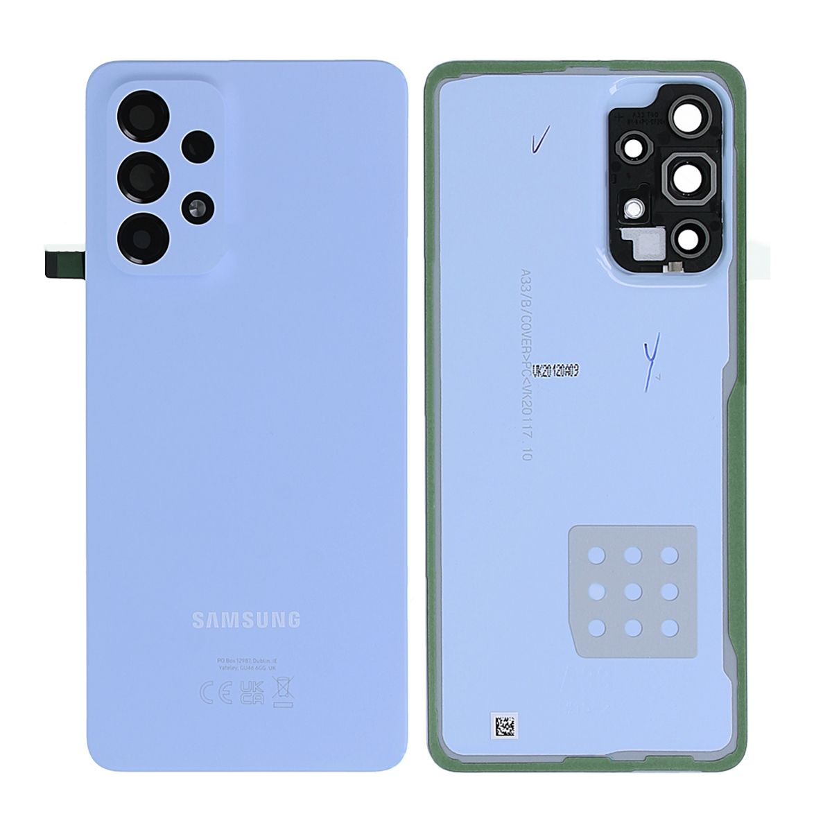 Samsung Galaxy A33 5G (SM-A336B) Baksida Original - Blå