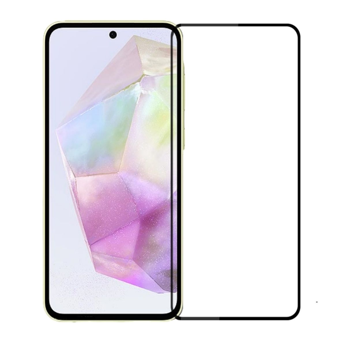 Samsung Galaxy A36 High aluminum screen printing full screen tempered film (Bulk)