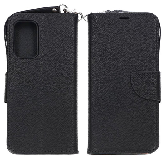 Samsung Galaxy A52 5G Flip Stand Leather Wallet Case Good Quality Black