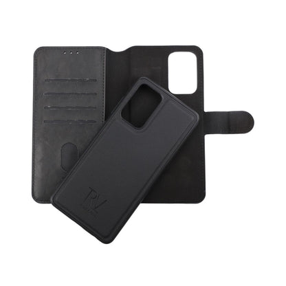 Samsung Galaxy A52 RV Flip Stand TPU+PC Leather Case Black High Quality