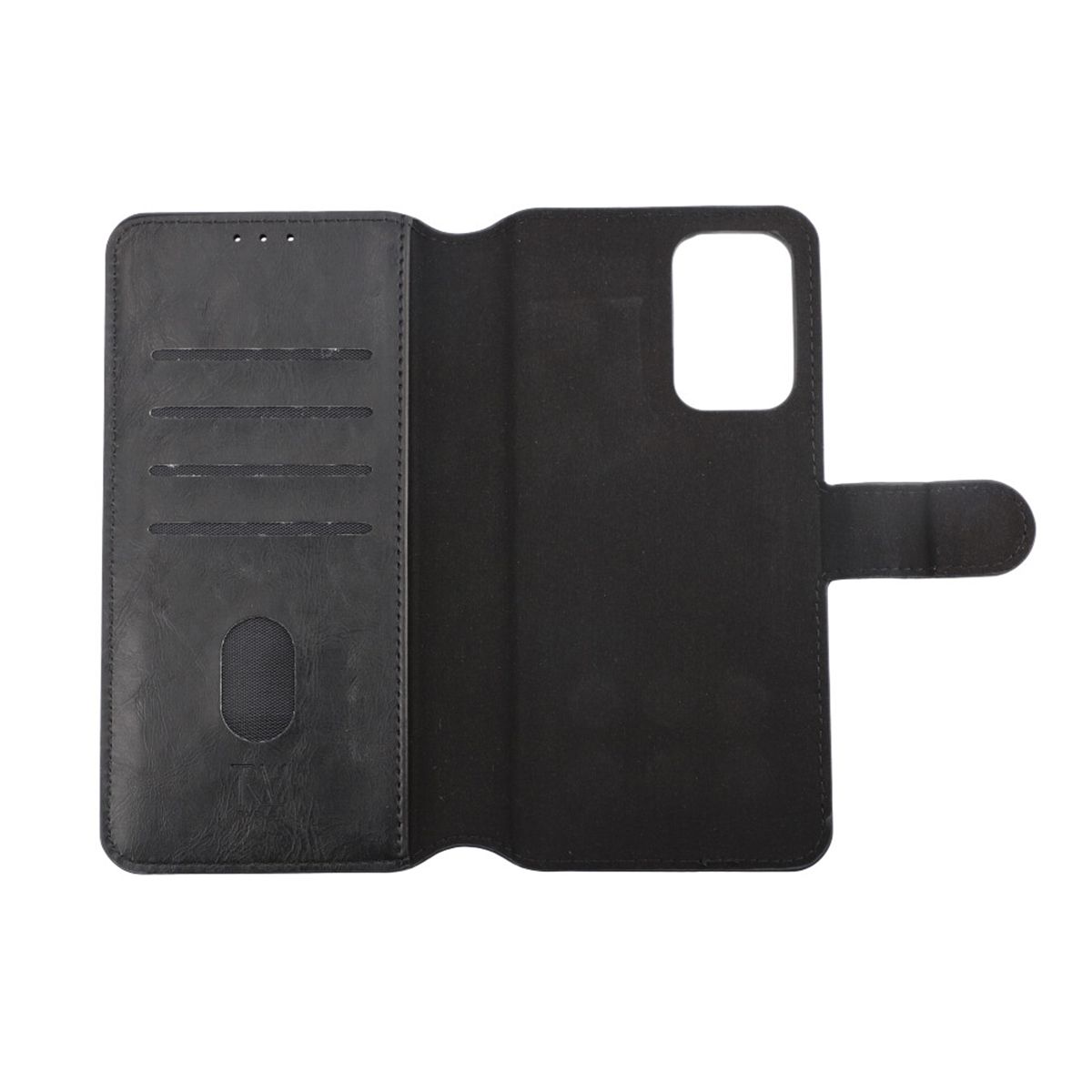 Samsung Galaxy A52 RV Flip Stand TPU+PC Leather Case Black High Quality