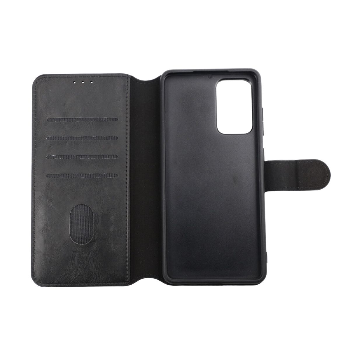 Samsung Galaxy A52 RV Flip Stand TPU+PC Leather Case Black High Quality