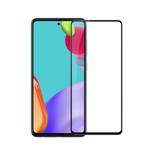 Skärmskydd Galaxy A52s - 3D Härdat Glas Svart Bulk