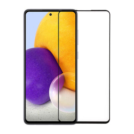 Skärmskydd Galaxy A72 - 3D Härdat Glas Svart Bulk
