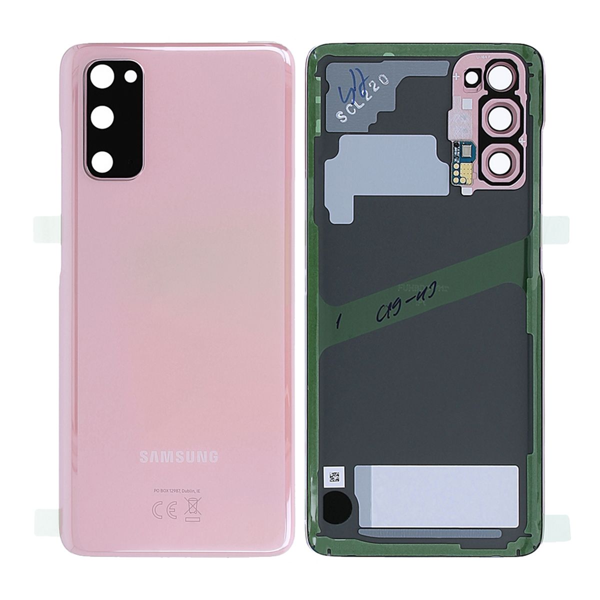 Samsung Galaxy 20 Baksida - Rosa
