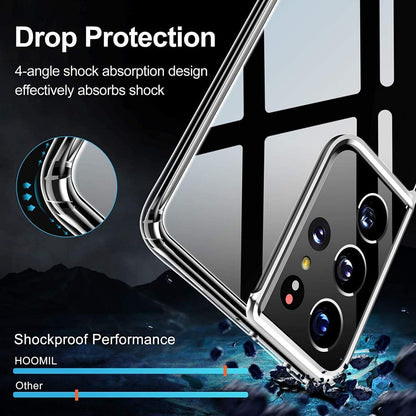 Shockproof Case Samsung Galaxy S21 Ultra - Transparent