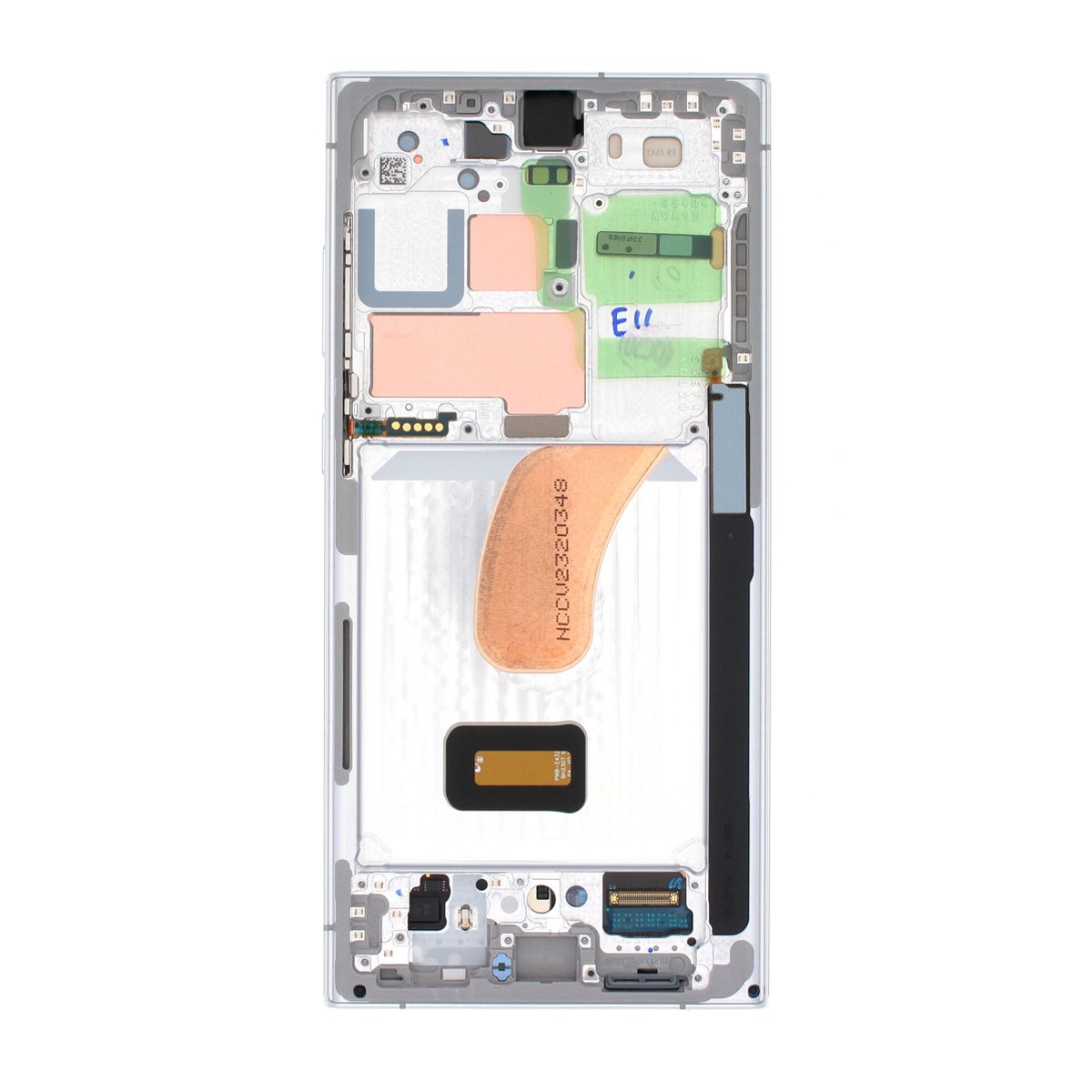 Samsung Galaxy S23 Ultra Skärm med LCD Display Original - Ljusblå