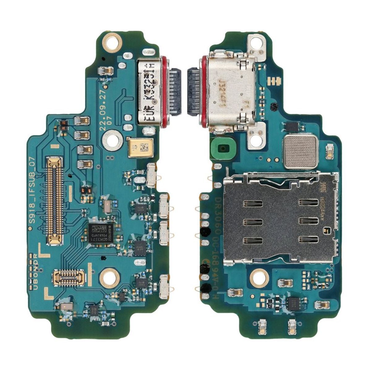 Samsung Galaxy S23 Ultra SM-S918B Laddkontakt Original