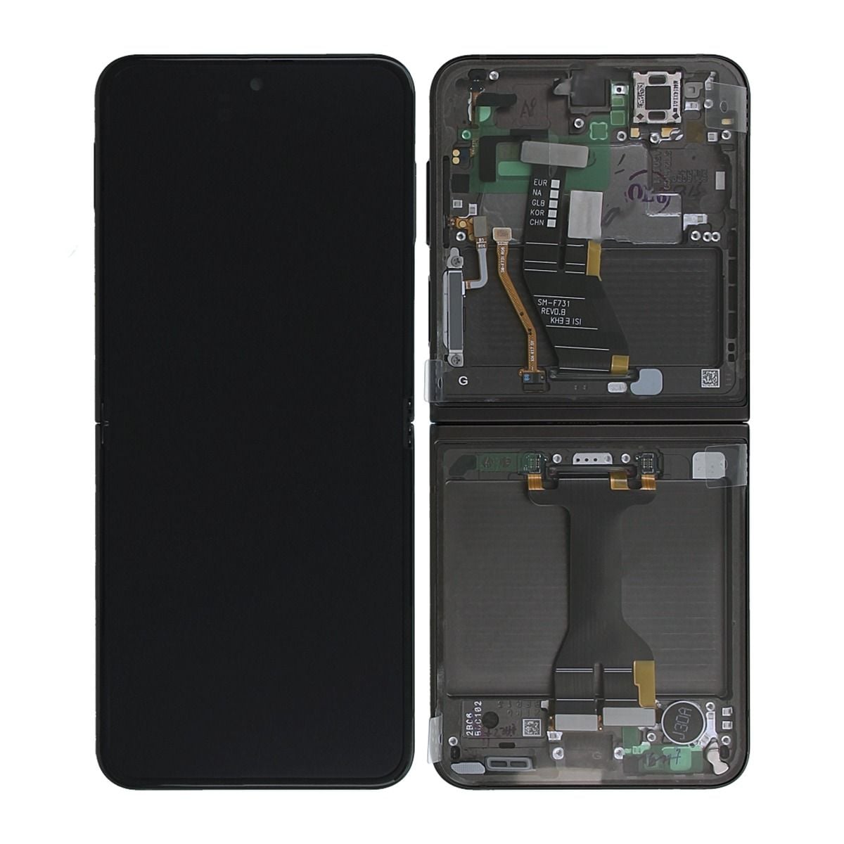 Samsung Galaxy Z Flip 5 Skärm med LCD Display Original - Grå