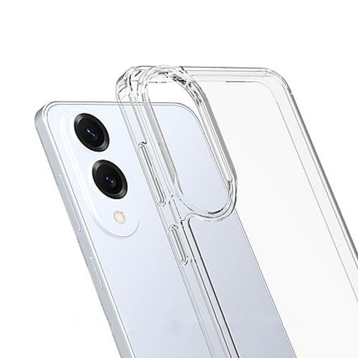 Rvelon Mobilskal Stöttåligt för Samsung S25 Edge - Transparent