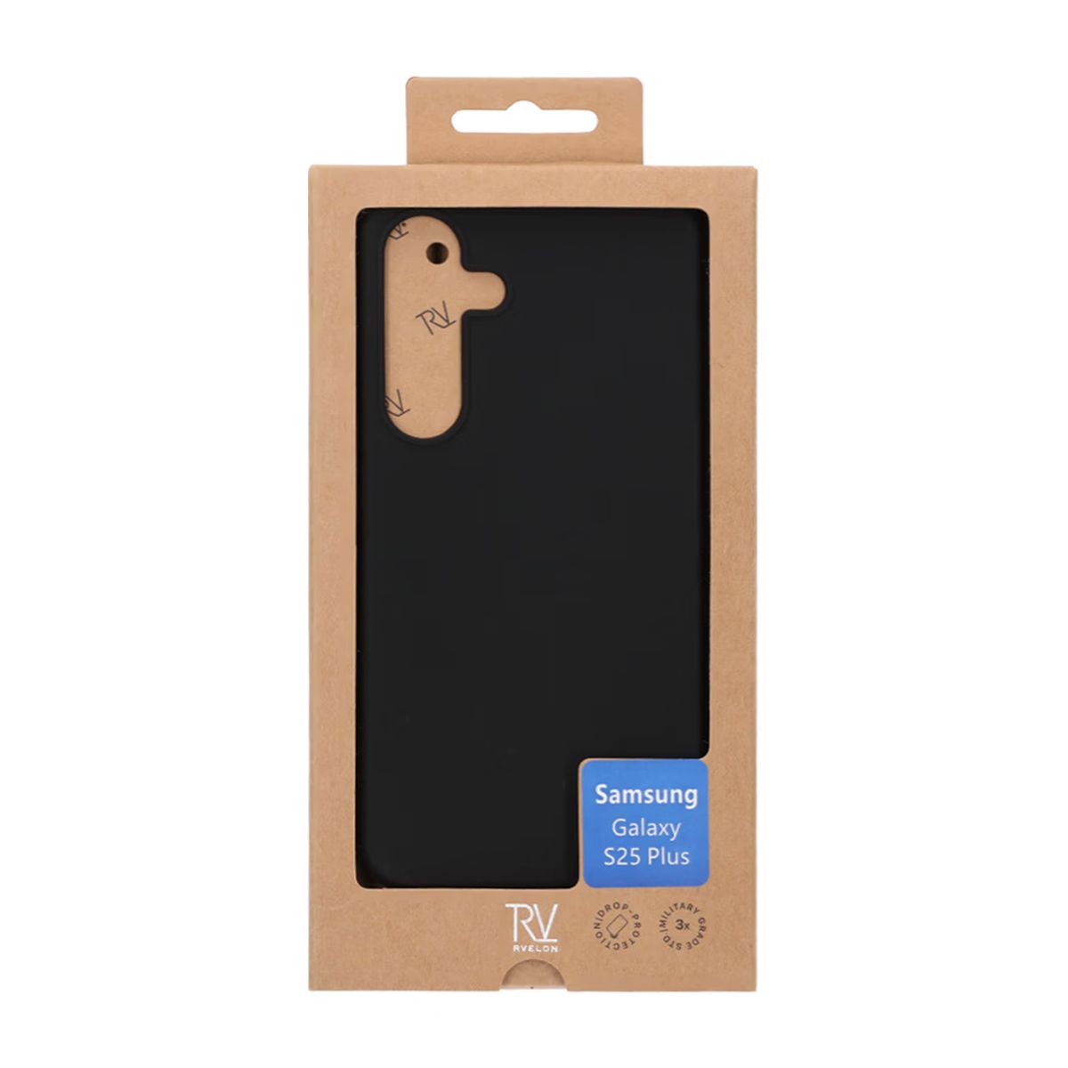 Samsung Galaxy S25 Plus Mobilskal Silikon Rvelon - Svart