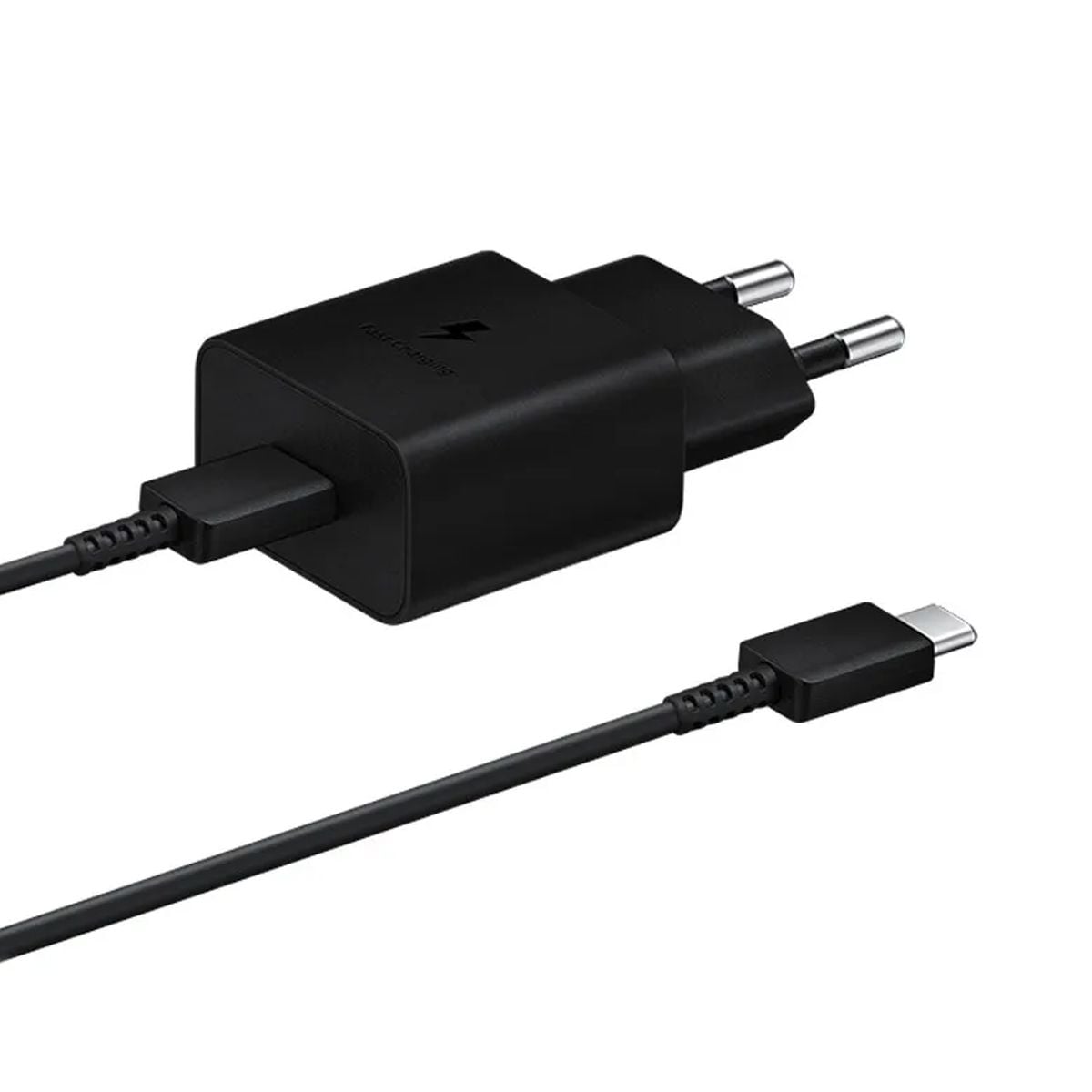 Samsung Laddare USB-C 15W + USB-C Kabel 1m - Svart