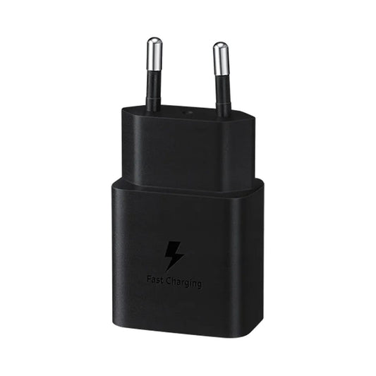 Samsung Laddare USB-C 15W + USB-C Kabel 1m - Svart