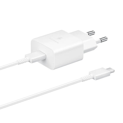 Samsung Charger USB-C 15W + USB-C Cable 1m - White