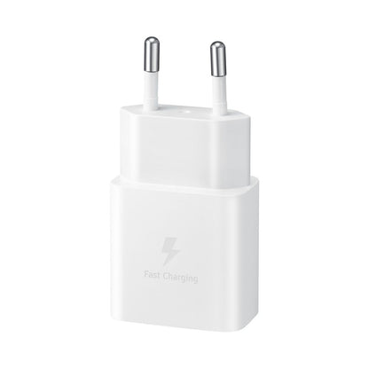 Samsung Charger USB-C 15W + USB-C Cable 1m - White