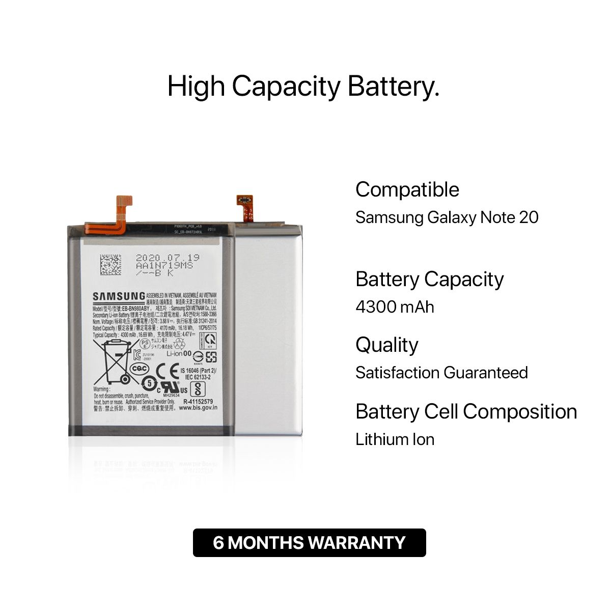 Samsung Galaxy Note 20 Batteri Original