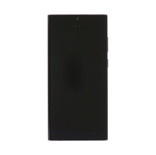 Samsung Galaxy S22 Ultra (S908B) Skärm med LCD Display Original - Burgundy
