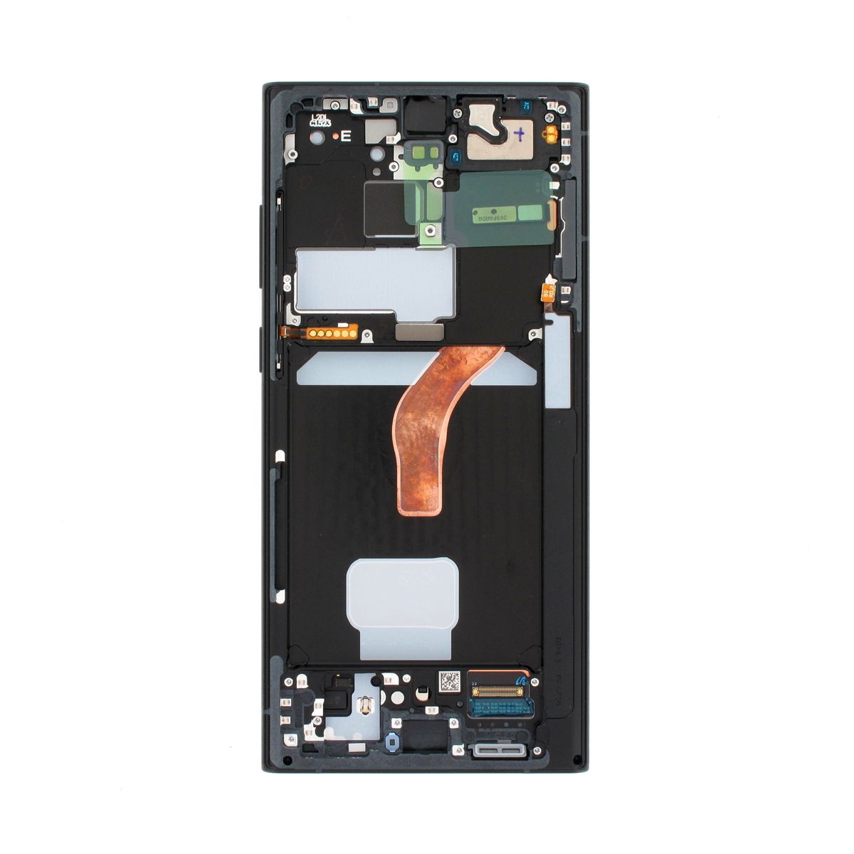 Samsung Galaxy S22 Ultra (SM-S908B) Skärm med LCD Display - Grafit/Blå/Röd