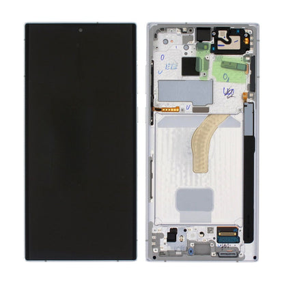 Samsung Galaxy S22 Ultra Skärm med LCD Display Original - Vit