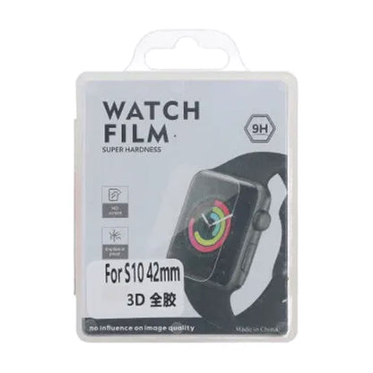 Skärmskydd Apple Watch 10 42mm - Härdat Glas Svart