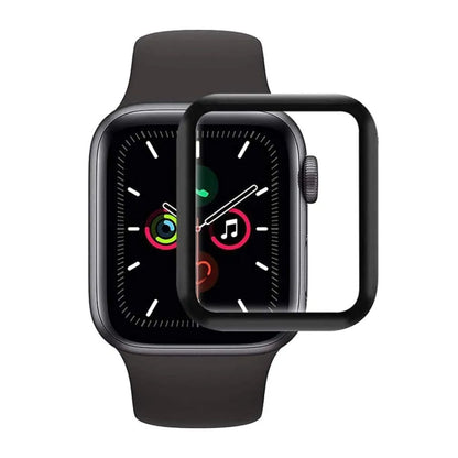 Skärmskydd Apple Watch 5 40mm - 3D Härdat Glas Svart