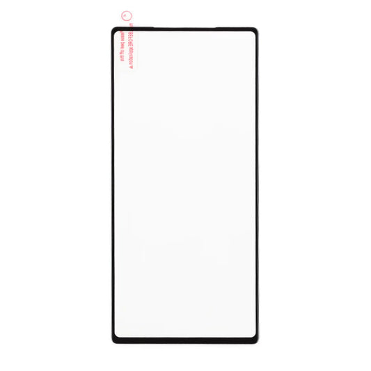 Skärmskydd Google Pixel 6A - 3D Härdat Glas - Svart Bulk