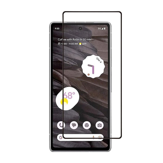 Google Pixel 7A High aluminum screen printing full screen tempered film BulkWithout base plate