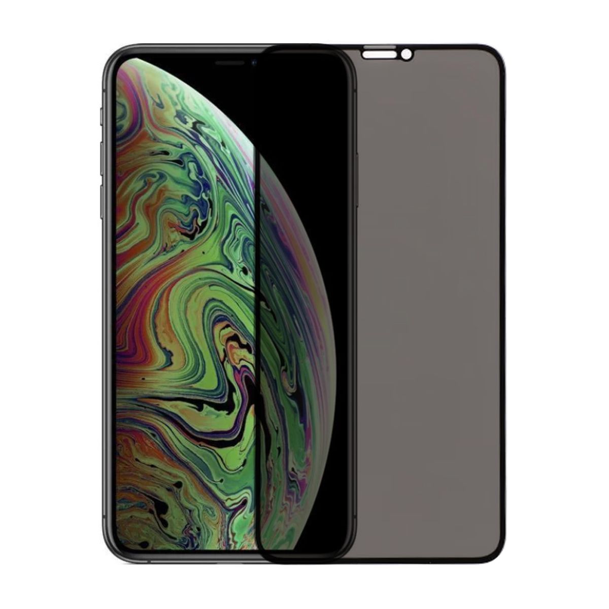 Skärmskydd iPhone 11 Pro Max/XS Max - Privacy 3D Härdat Glas Bulk