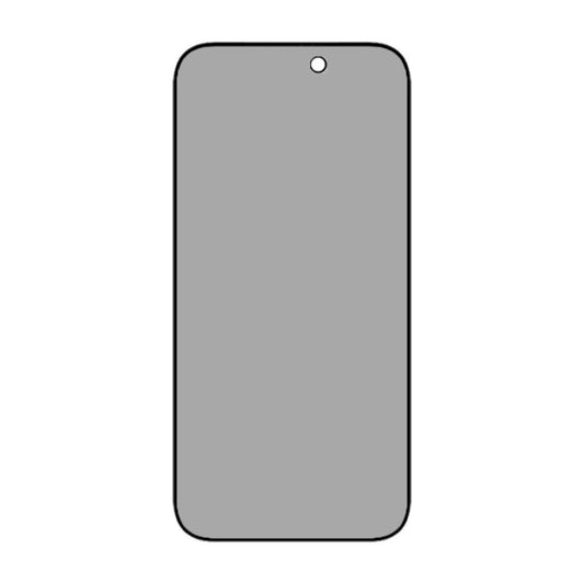Skärmskydd iPhone 15/16 - Privacy 3D Härdat Glas Bulk
