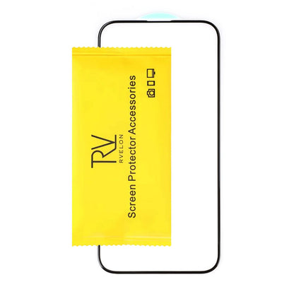 iPhone 15/16 Plus 330 gule High aluminum screen printing full screen tempered film