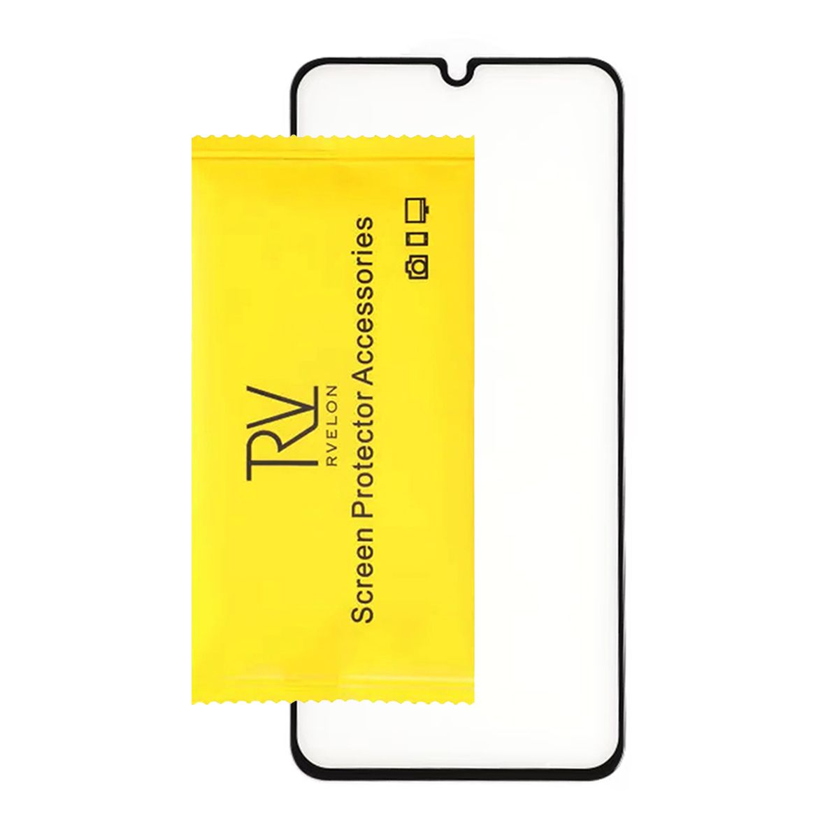 Samsung Galaxy A24 Skärmskydd 3D Härdat Glas - Svart Bulk