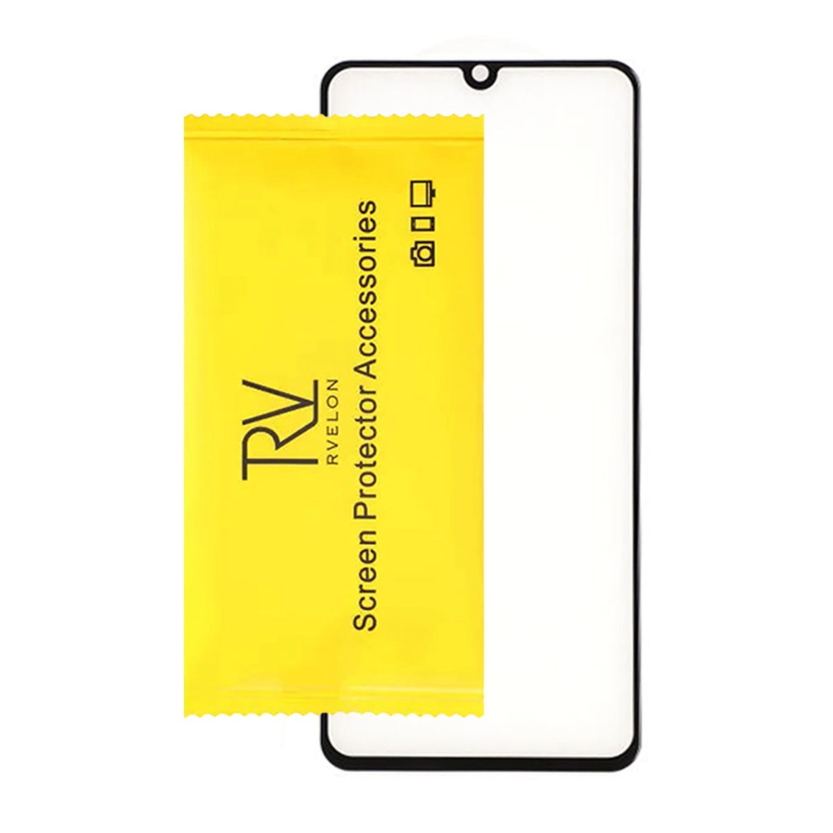 Skärmskydd Samsung A32 5G - 3D Härdat Glas Svart Bulk