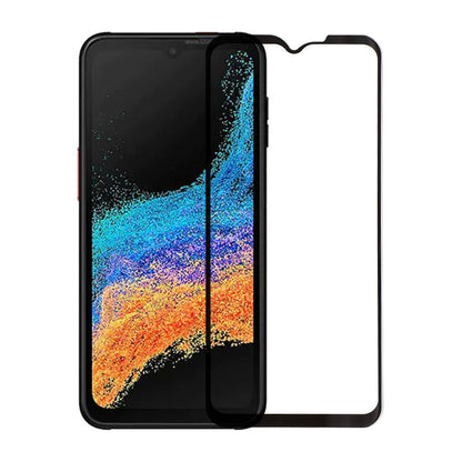 Skärmskydd Samsung Xcover 6 Pro - 3D Härdat Glas - Svart Bulk