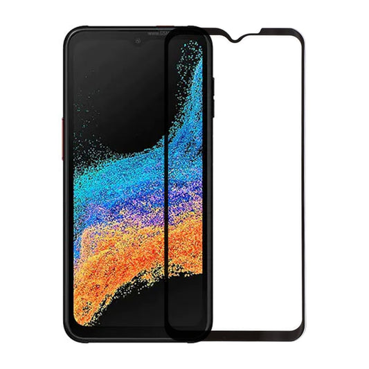 Skärmskydd Samsung Xcover 6 Pro - 3D Härdat Glas - Svart Bulk
