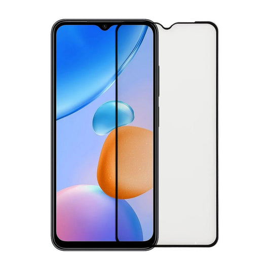 Skärmskydd Xiaomi Redmi 10 5G - 3D Härdat Glas - Svart Bulk