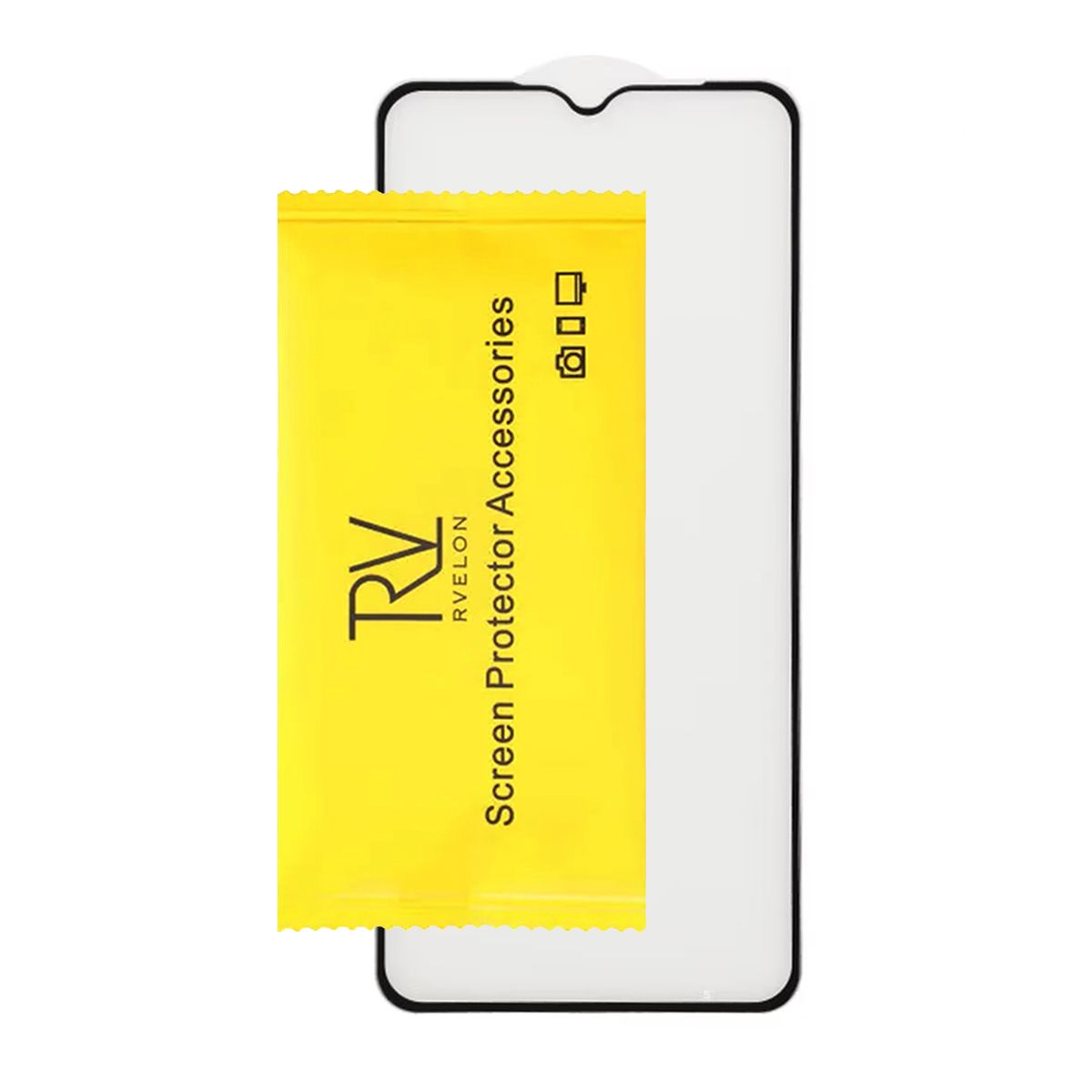 Skärmskydd Xiaomi Redmi 10 5G - 3D Härdat Glas - Svart Bulk