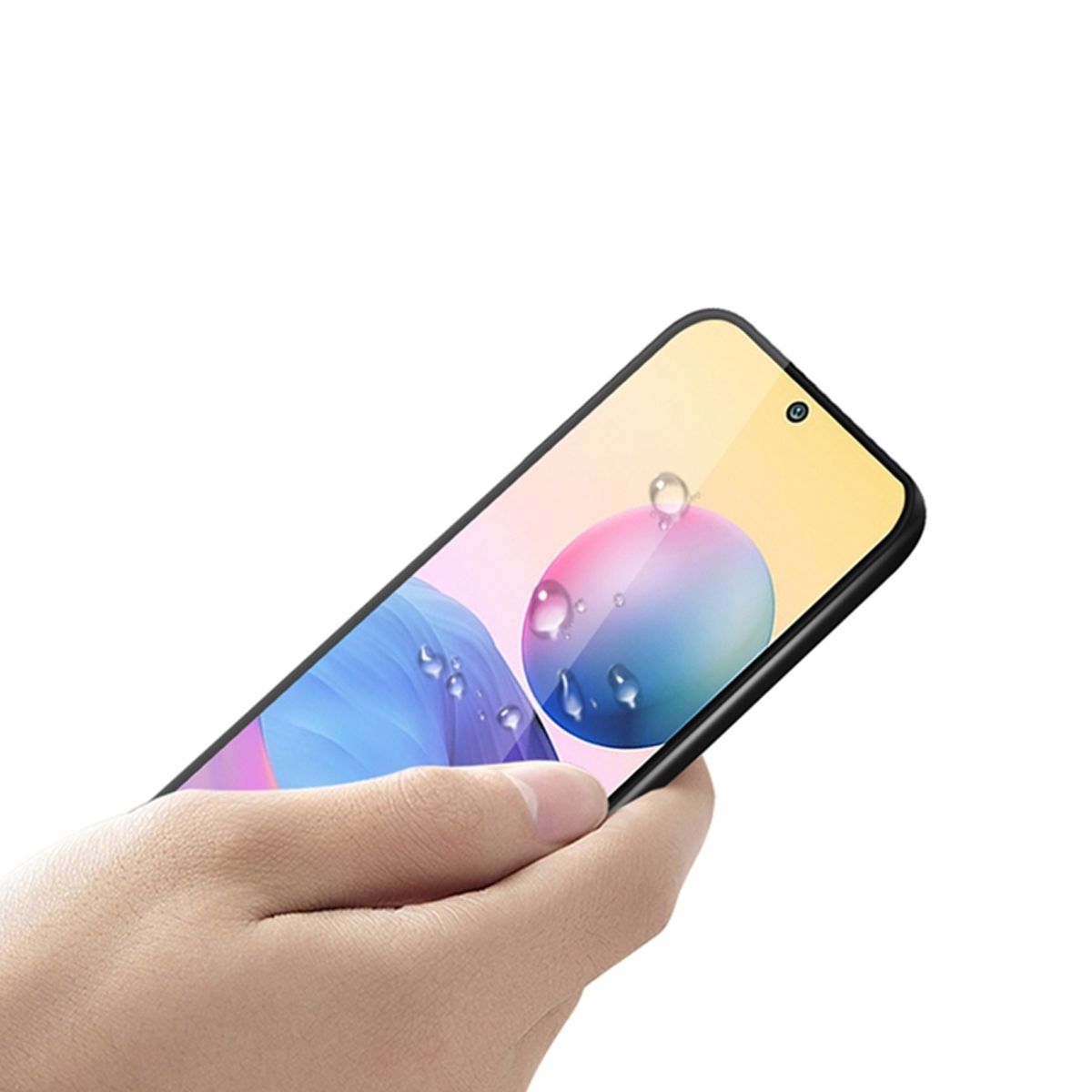 Skärmskydd Xiaomi Redmi Note 12 3D Härdat Glas - Svart Bulk