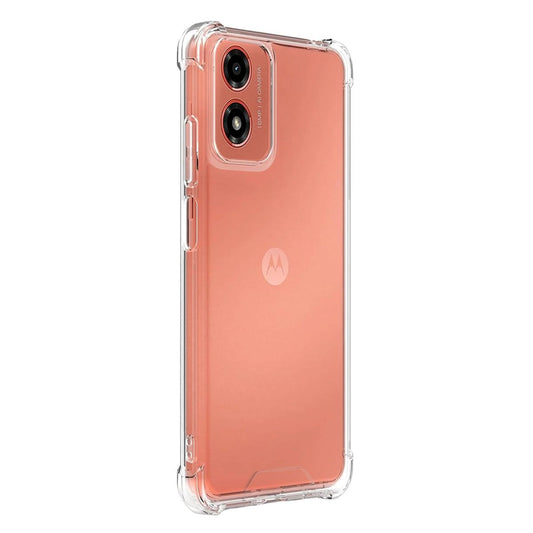 Motorola Moto E14/G24/G04 Mobilskal Stöttåligt - Transparent