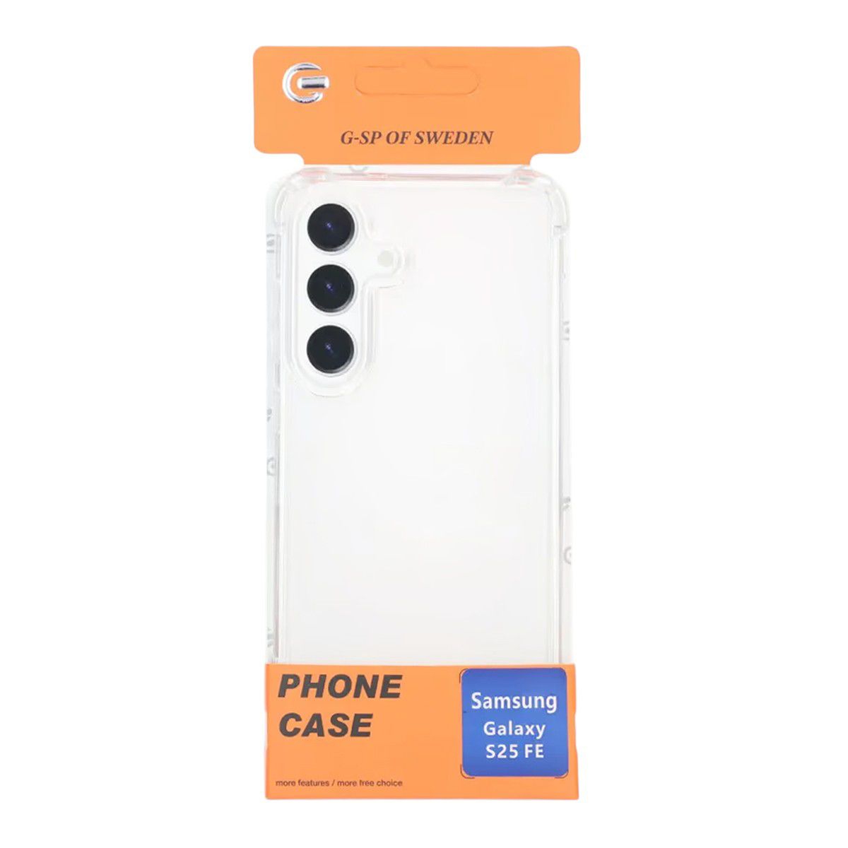 Mobilskal Stöttåligt för Samsung Galaxy S25 FE - Transparent