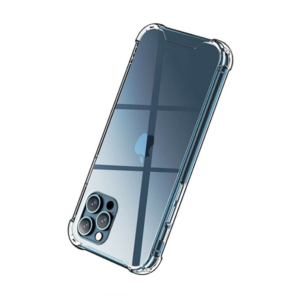 Stöttåligt Mobilskal iPhone 12 Pro Max - Transparent