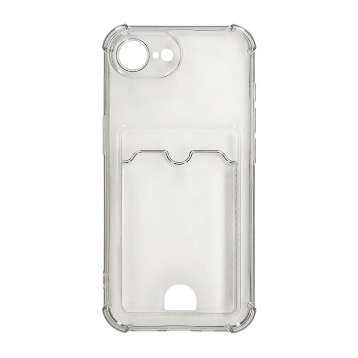 Shockproof Case with Card Holder iPhone 16e - Black