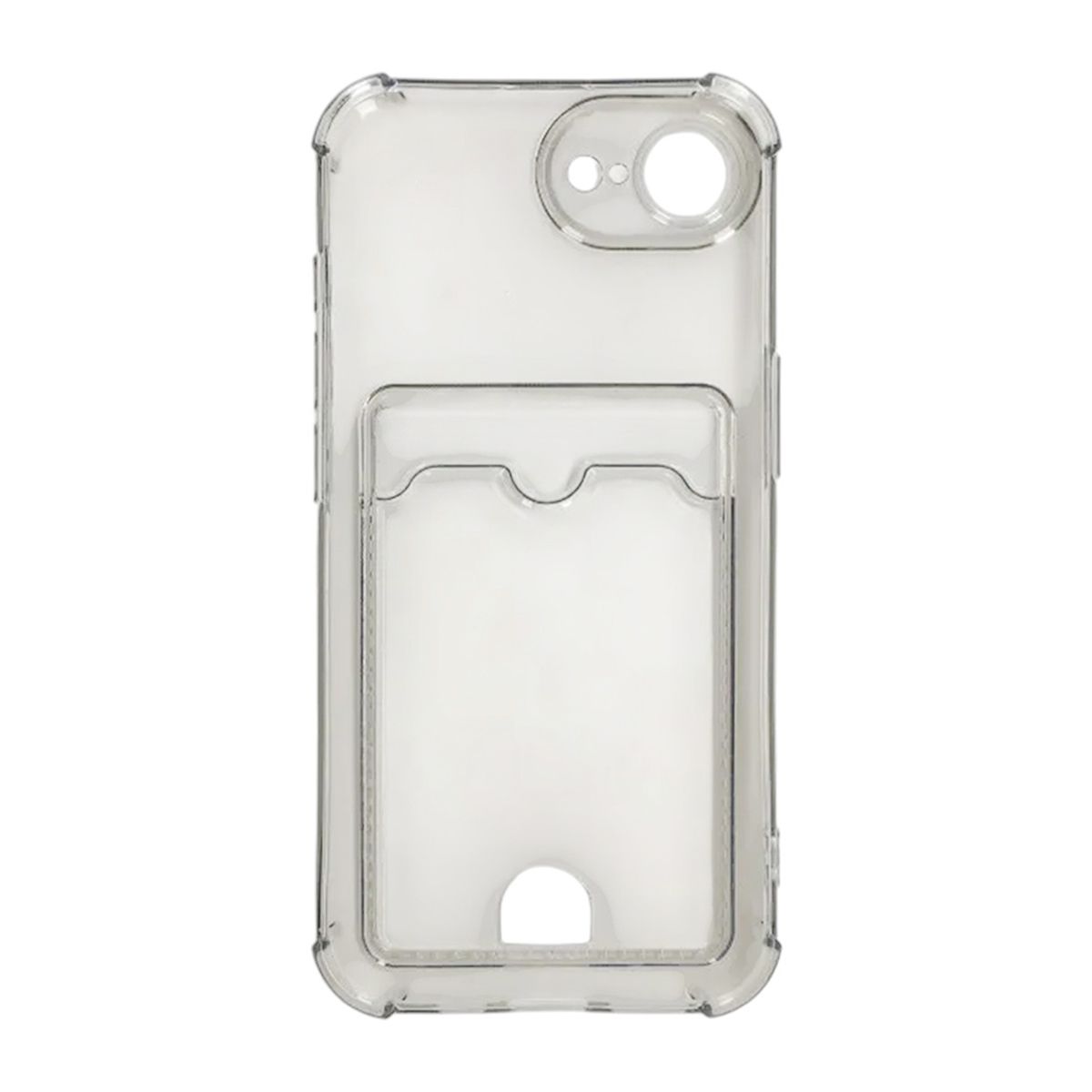 Shockproof Case with Card Holder iPhone 16e - Black