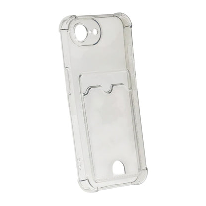 Shockproof Case with Card Holder iPhone 16e - Black