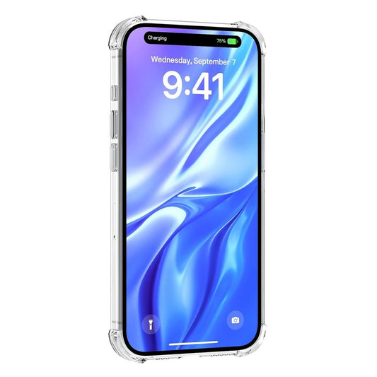 Shockproof Case with Card Holder iPhone 17 Pro Transparent