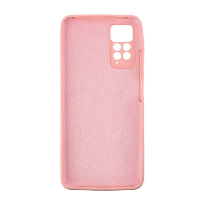 Xiaomi Redmi Note 11 Silikonskal med Kameraskydd - Rosa