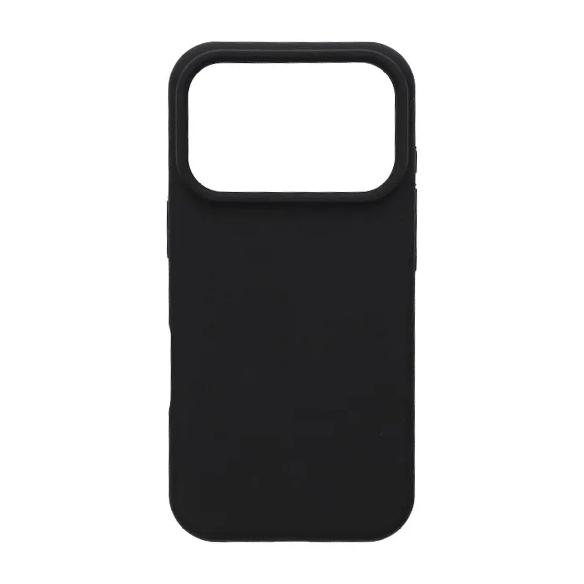 Soft Silicone Mobile Case for iPhone 17 Pro - Black