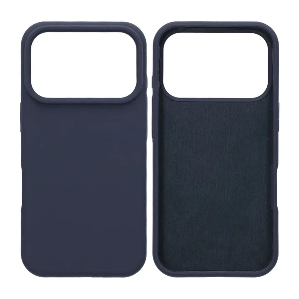 Soft Silicone Mobile Case for iPhone 17 Pro - Dark Blue