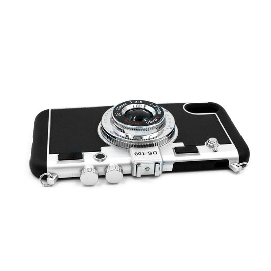 Mobilskal Silikon iPhone XS Max Kameramotiv - Svart